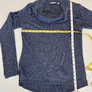ATHLETA Blue Open Neck Sweater
